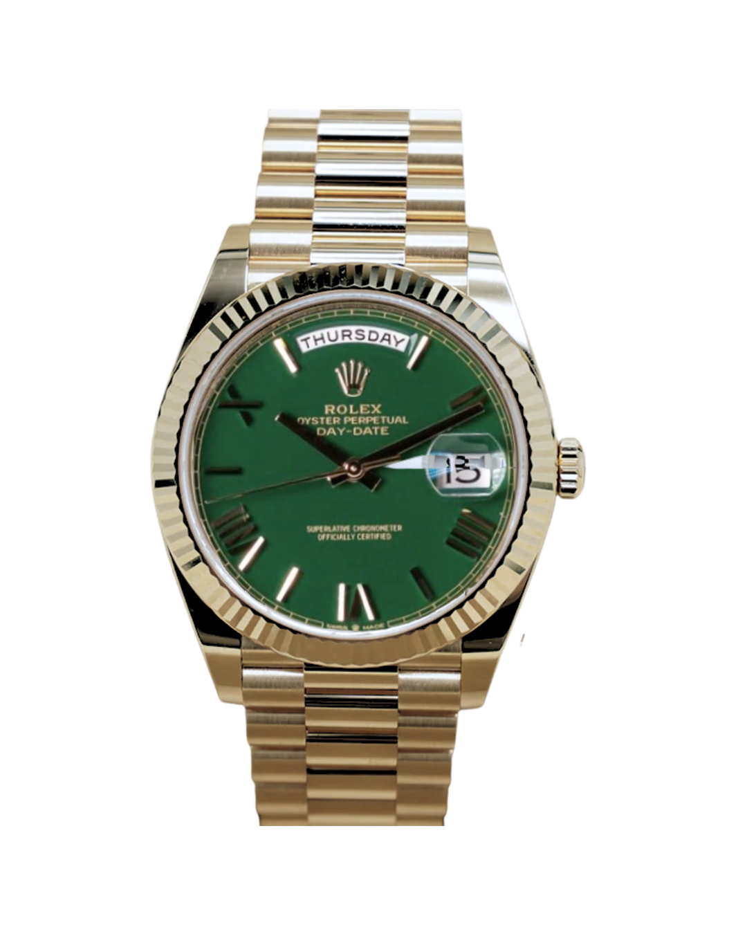 Day-Date (40mm) Green Dial Unworn